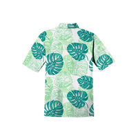 Guåhan Soldier Men’s “Monstera Greens” 3-Button Polo