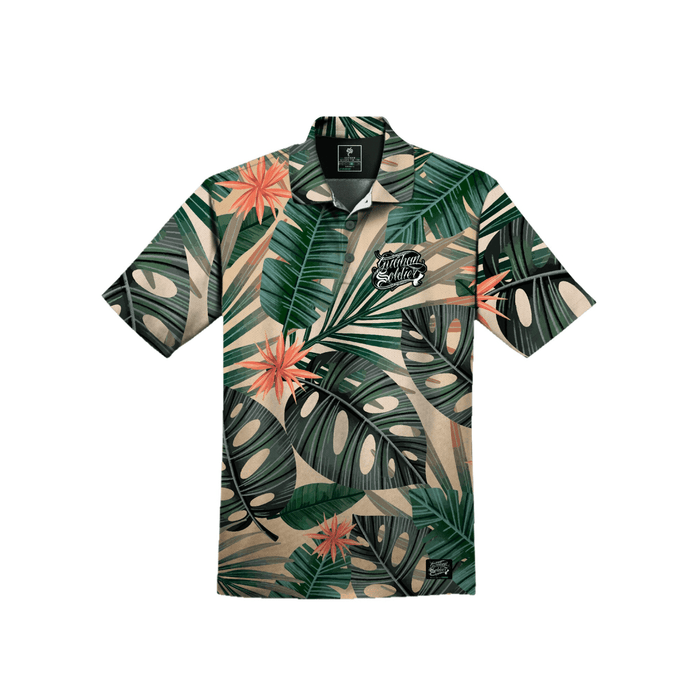 Guåhan Soldier Men’s “Mystic Forest” 3-Button Polo
