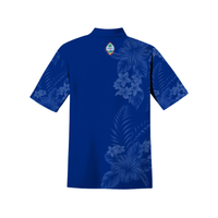 Guåhan Soldier Men’s “Guahan Floral” 3-Button Polo