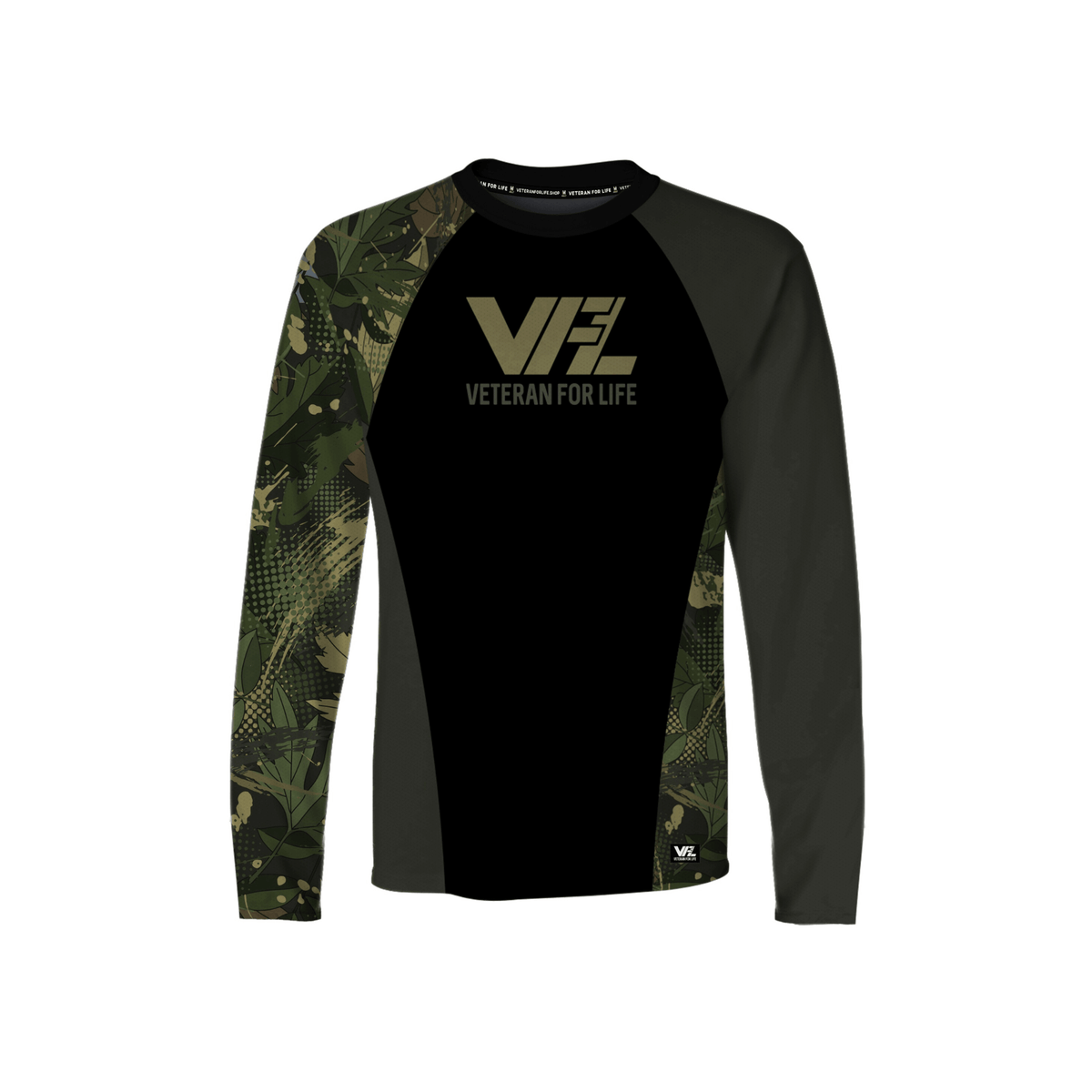 VFL Men's Shadow Camo Drifit Long Sleeve