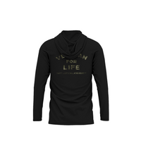 VFL Men’s Classic Drifit Hooded Long Sleeve with Camo Print