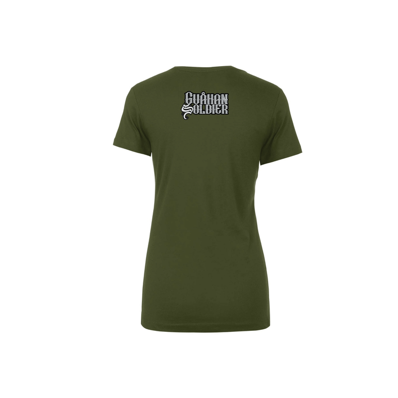Guåhan Soldier Women’s “Faith Over Fear” T-shirt