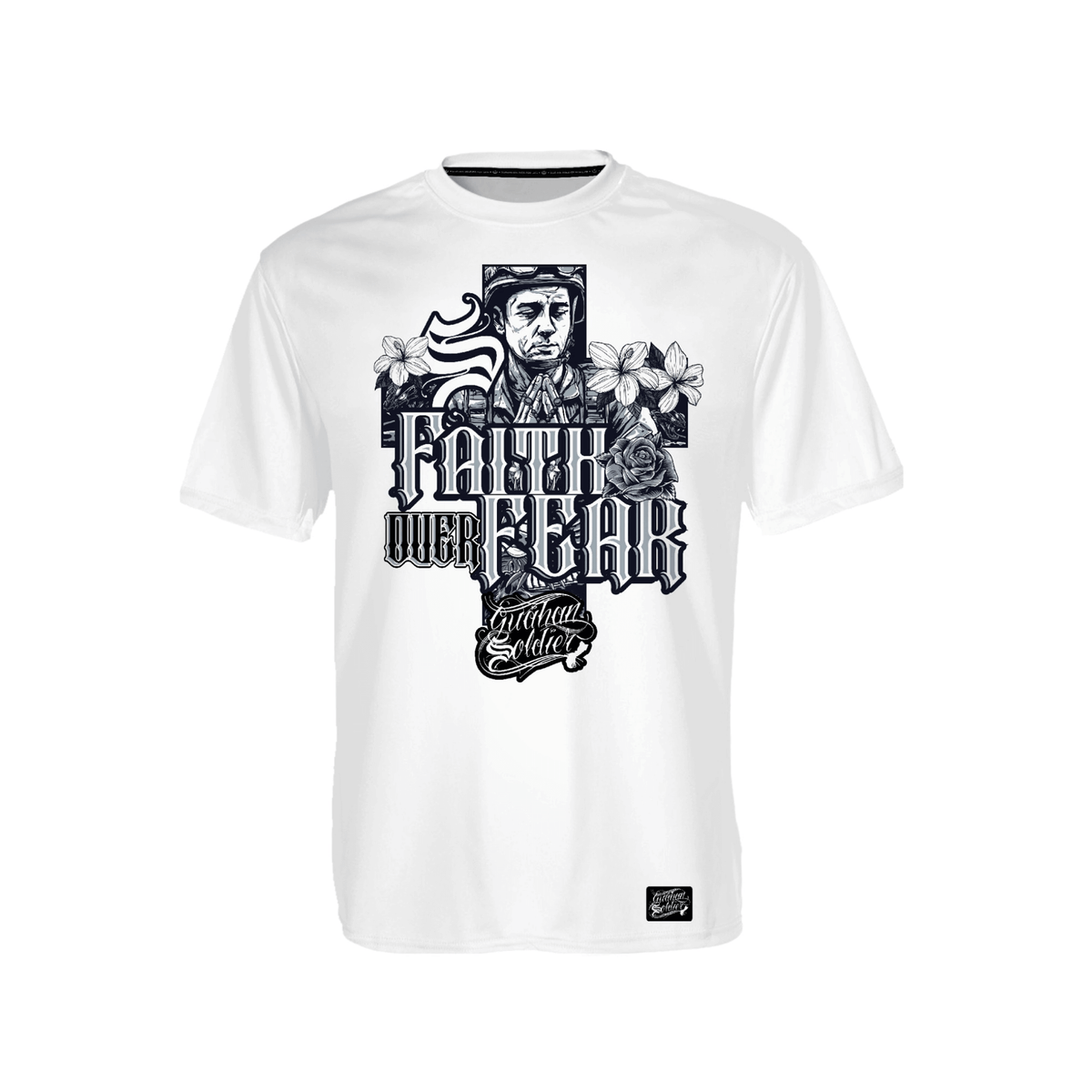 Guåhan Soldier Men’s “Faith Over Fear” T-shirt