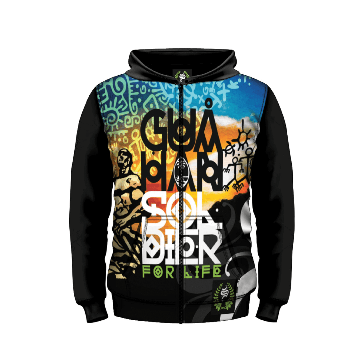 Guåhan Soldier Men’s "Chief Gadao" Zipper Jacket