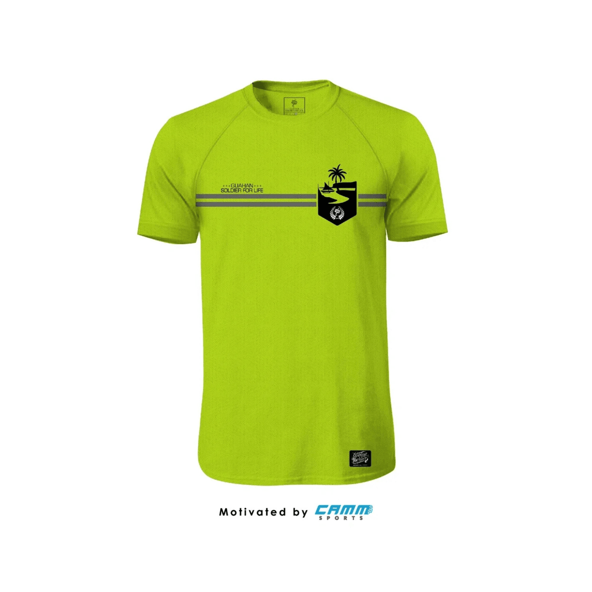 Guåhan Soldier Mens Safety Color T-Shirt