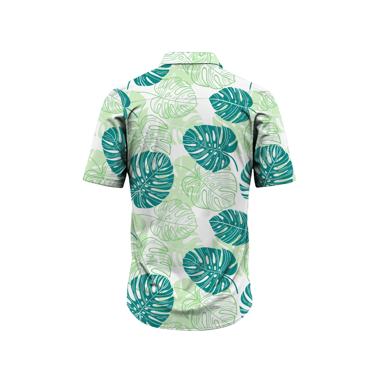 Guåhan Soldier Men’s “Monstera Greens” Button-Down