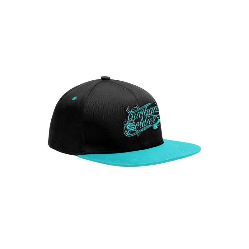 Guåhan Soldier "Teal Script" Snapback