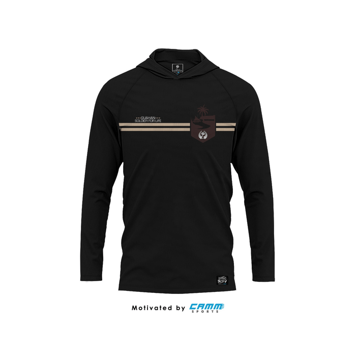 Guåhan Soldier Men’s Long Sleeve Hoodie