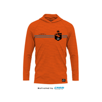 Guåhan Soldier Men’s "Safety Colors" Long Sleeve Hoodie