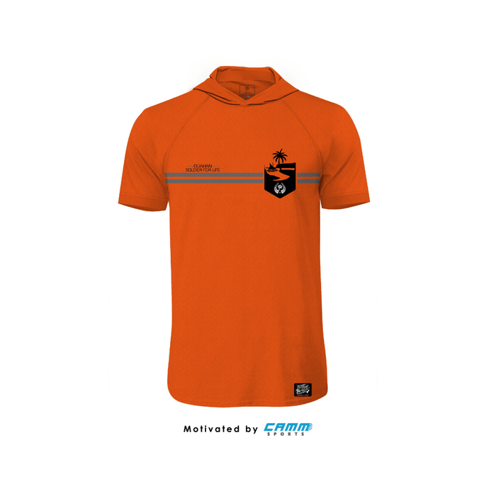 Guåhan Soldier for Life Men’s "Safety Colors" T-shirt with Hoodie