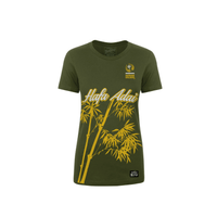 Guåhan Soldier Women’s “Hafa Adai” T-shirt – Yellow Print