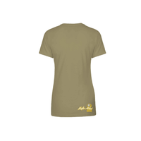 Guåhan Soldier Women’s “Hafa Adai” T-shirt – Yellow Print