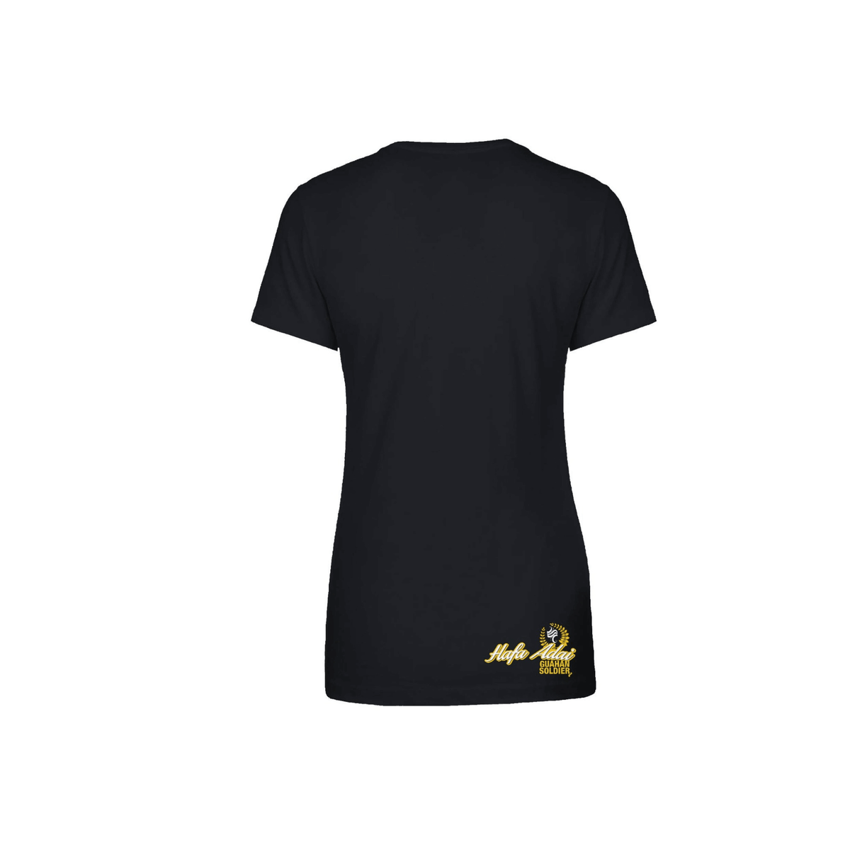 Guåhan Soldier Women’s “Hafa Adai” T-shirt – Yellow Print