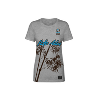 Guåhan Soldier “Hafa Adai” Women’s T-shirt – Light Blueprint