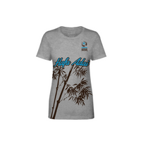 Guåhan Soldier “Hafa Adai” Women’s T-shirt – Light Blueprint