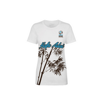 Guåhan Soldier “Hafa Adai” Women’s T-shirt – Light Blueprint