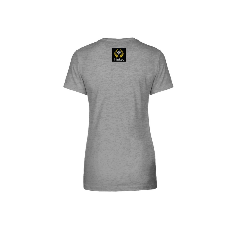 Guåhan Soldier Women’s “#linked” T-shirt – Yellow Print