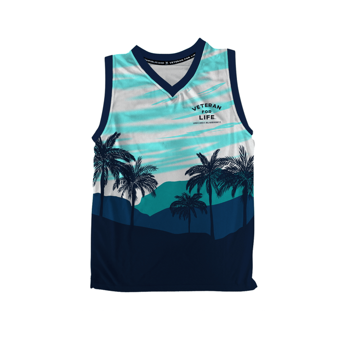 VFL Men's Blue Horizon Drifit Tank