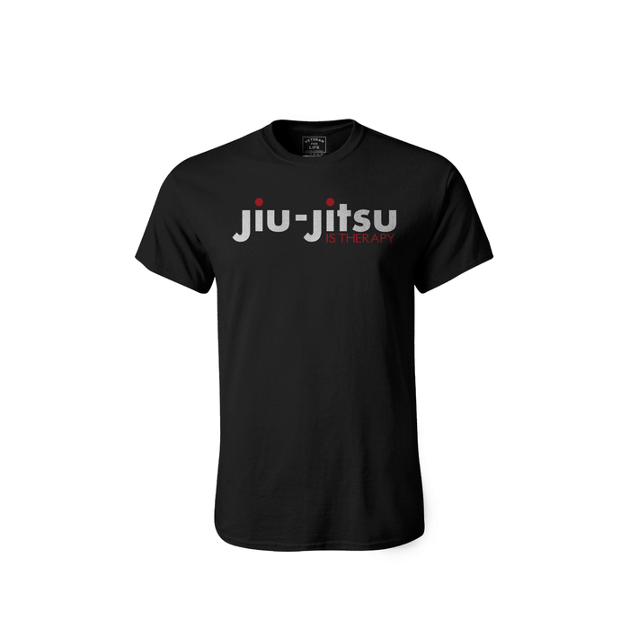 VFL Men's Jiu Jitsu is Therapy Premium Cotton Tee