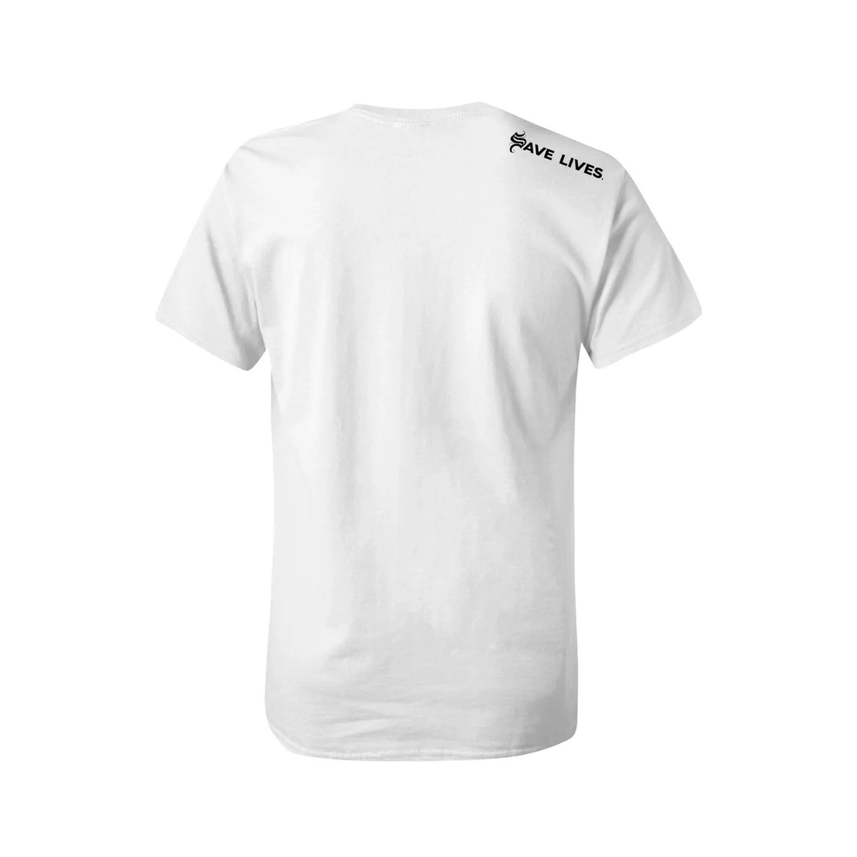 Guåhan Soldier Men’s “Jiu Jitsu Saves Lives” White T-shirt