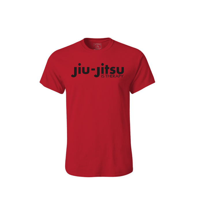 VFL Men's Jiu Jitsu is Therapy Premium Cotton Tee