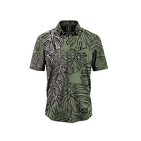 Guåhan Soldier Men’s “Monstera Leaf” Button-Down