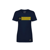 Guåhan Soldier Women’s “#linked” T-shirt – Yellow Print