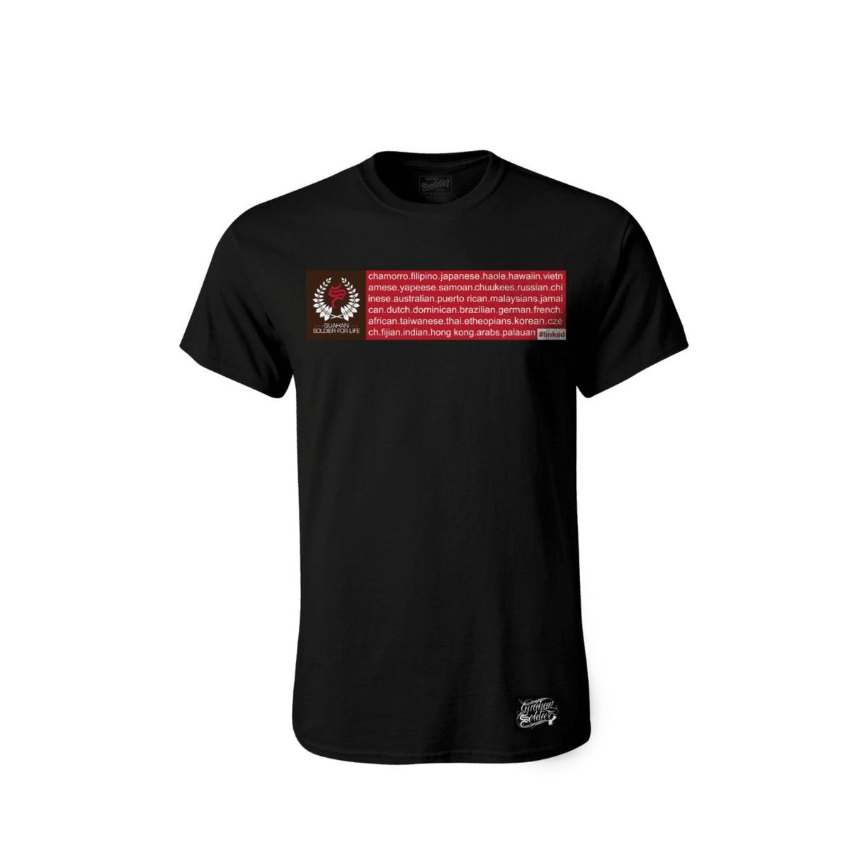 Guåhan Soldier Men’s “#Linked” T-shirt