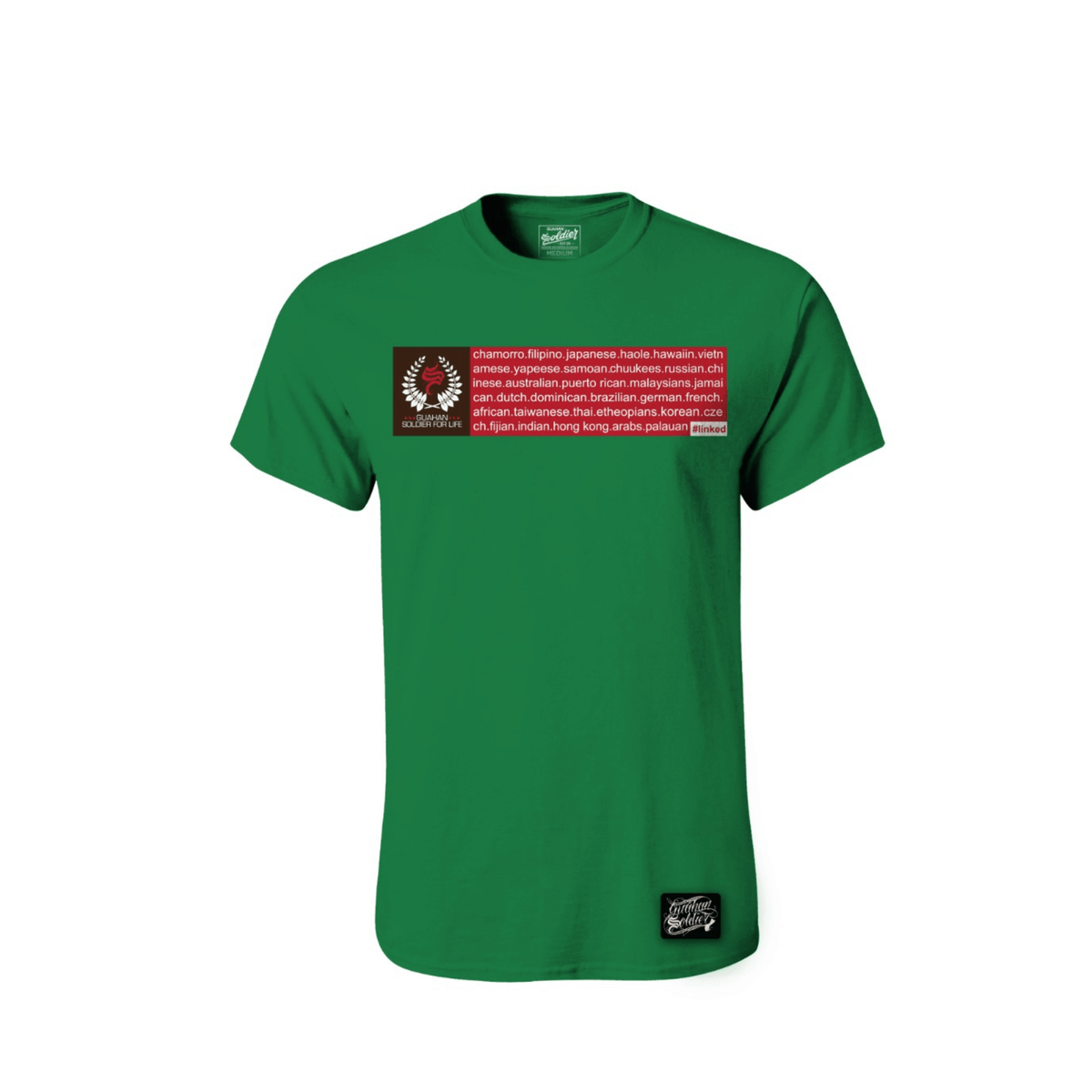 Guåhan Soldier Men’s “#Linked” T-shirt