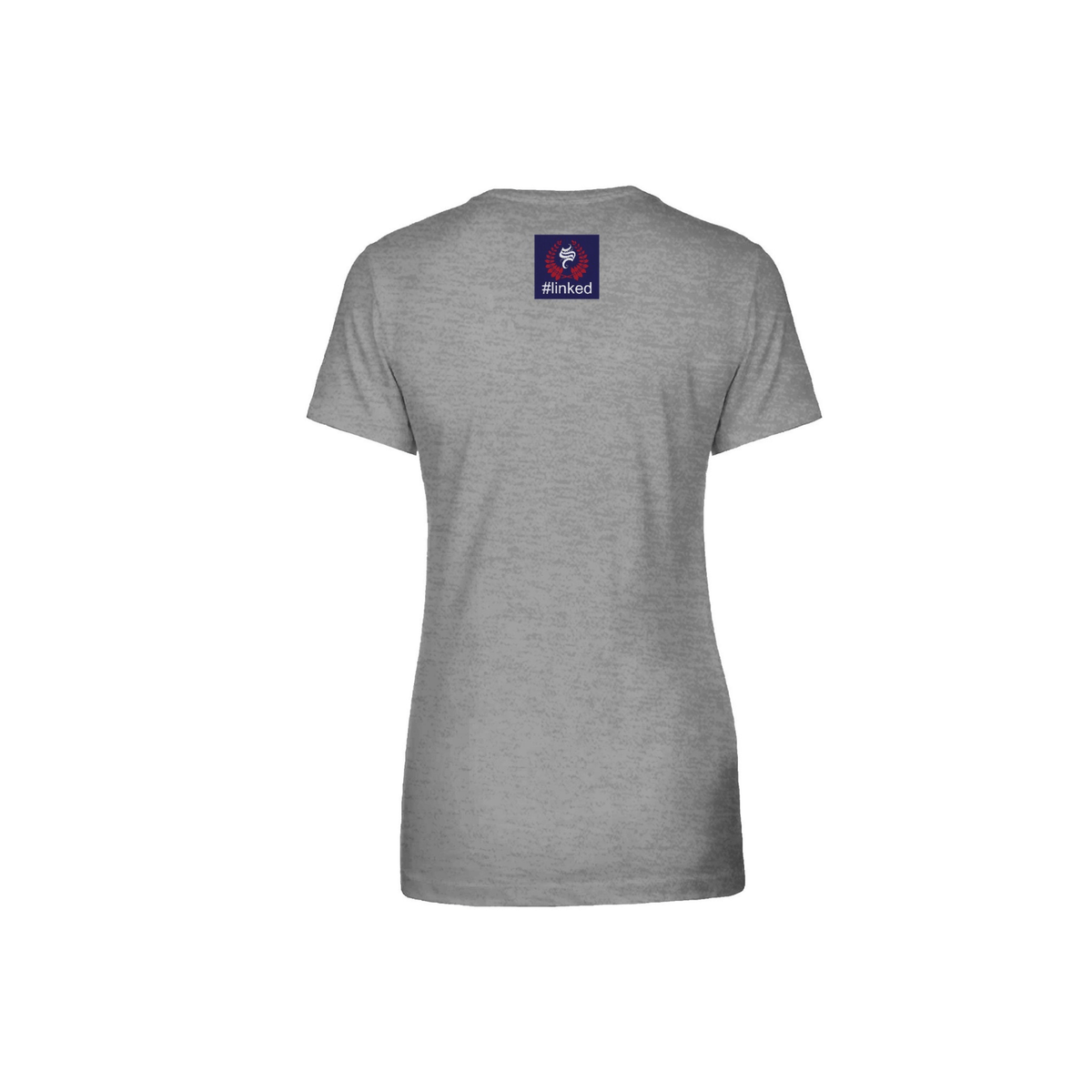Guåhan Soldier Women’s “#linked” T-shirt – Red & Blueprint