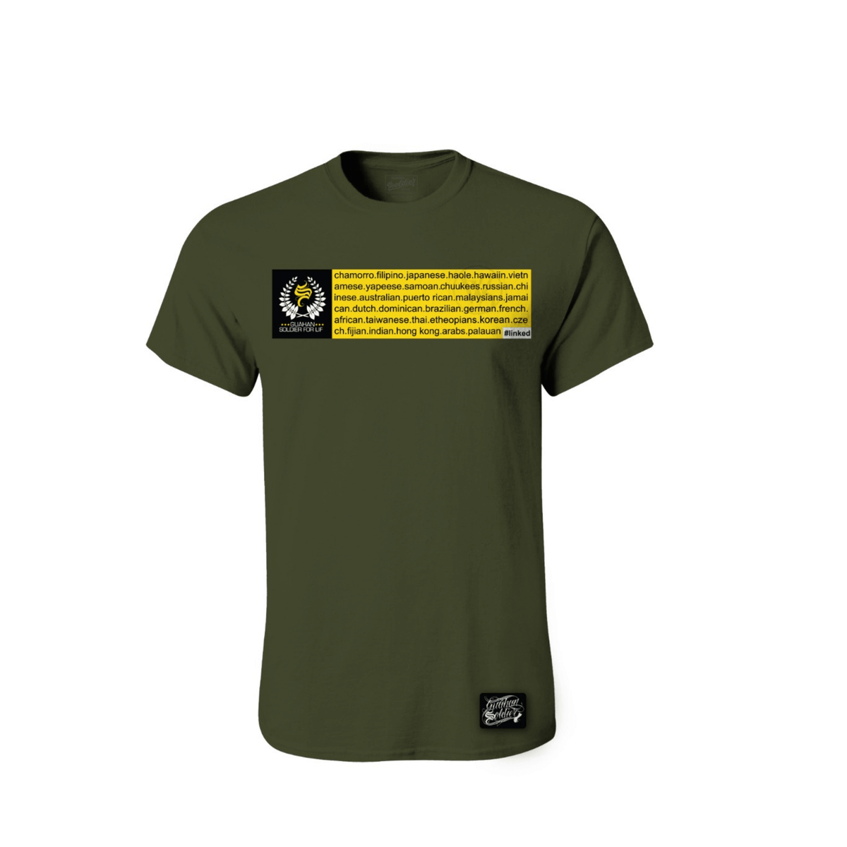 Guåhan Soldier Men’s “#Linked” T-shirt