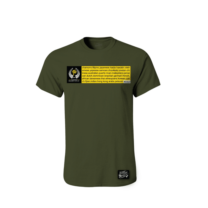 Guåhan Soldier Men’s “#Linked” T-shirt