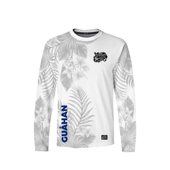 Guåhan Soldier Men’s “Guåhan Floral” Long Sleeve