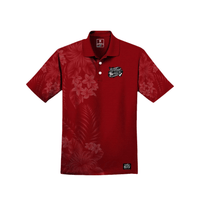 Guåhan Soldier Men’s “Guahan Floral” 3-Button Polo