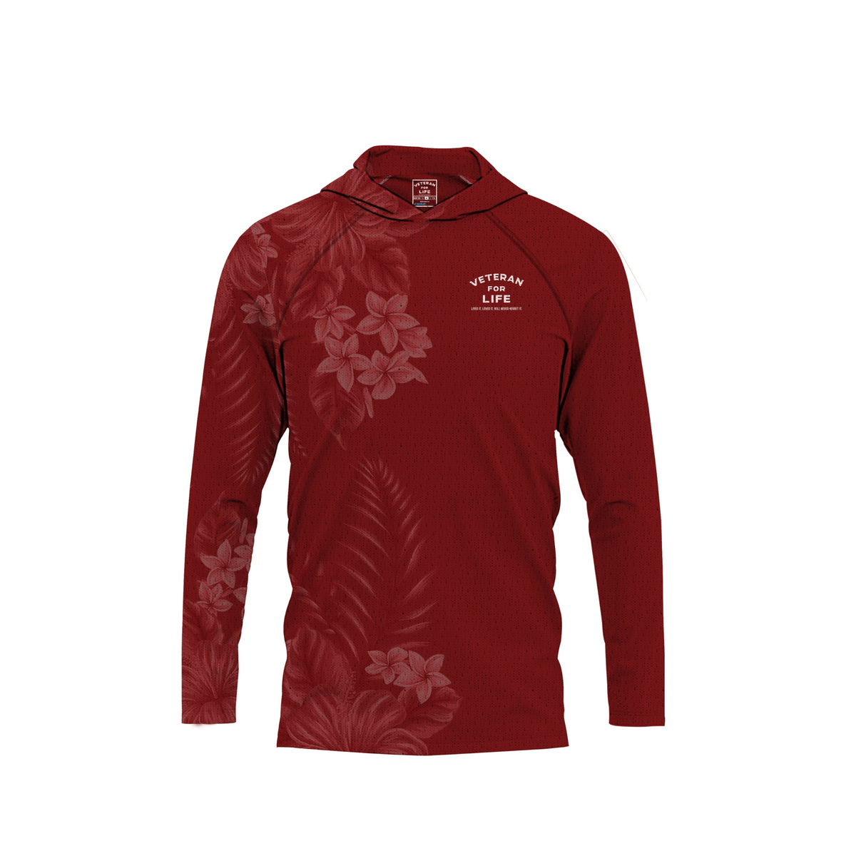 VFL Men’s Floral Paradise Drifit Hooded Long Sleeve