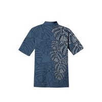 Guåhan Soldier Men’s “Monstera Leaf” 3-Button Polo