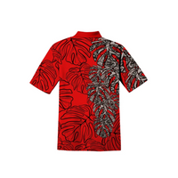 Guåhan Soldier Men’s “Monstera Leaf” 3-Button Polo