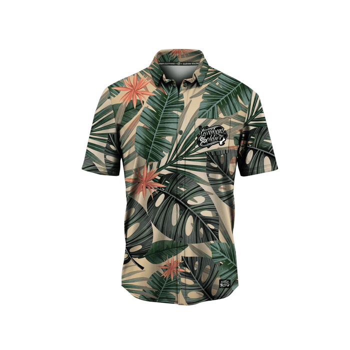 Guåhan Soldier “Mystic Floral” Button-Down