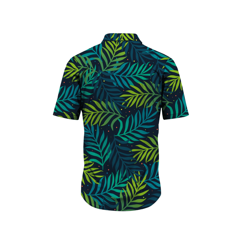 Guåhan Soldier Men’s “Night Palm” Button-Down
