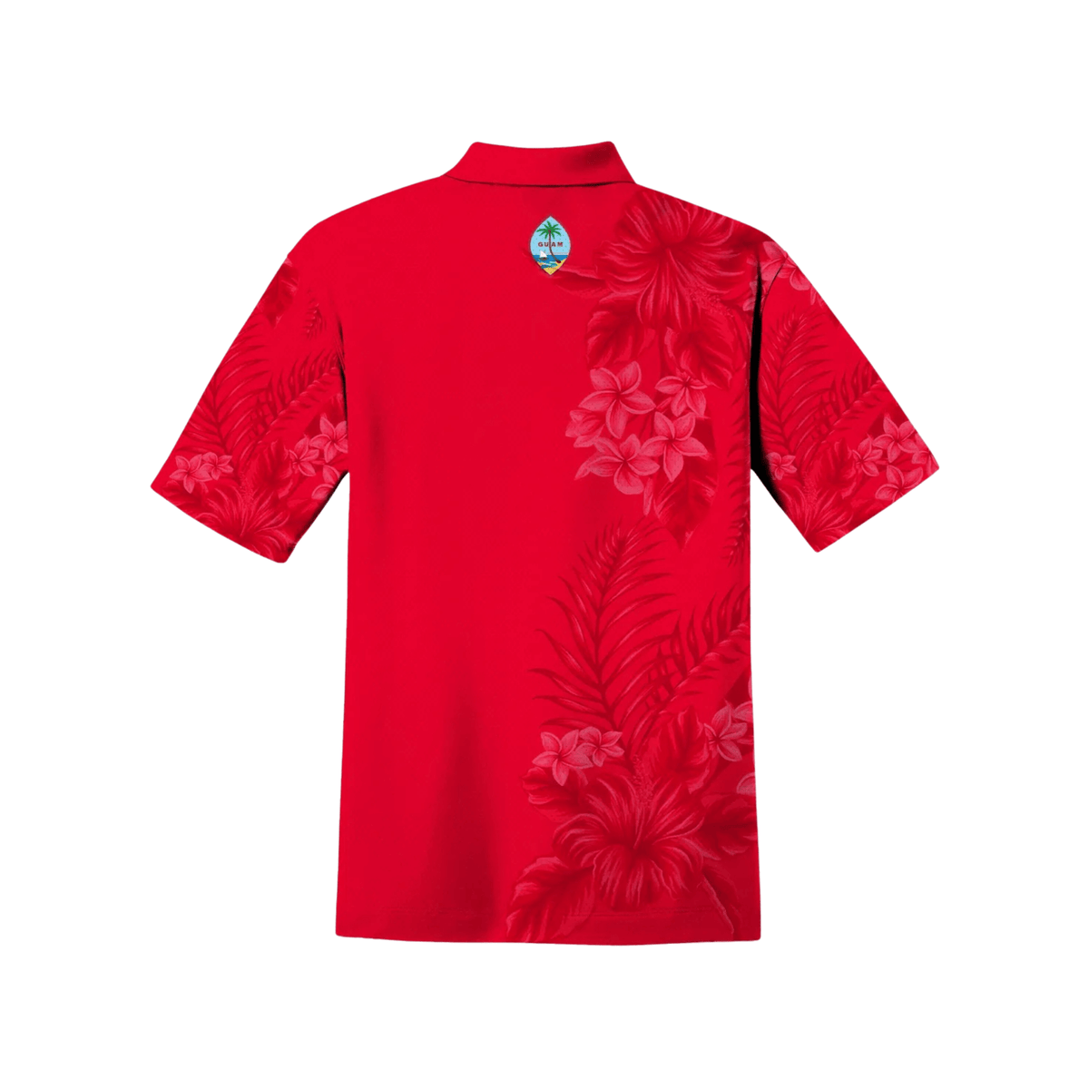Guåhan Soldier Men’s “Guahan Floral” 3-Button Polo