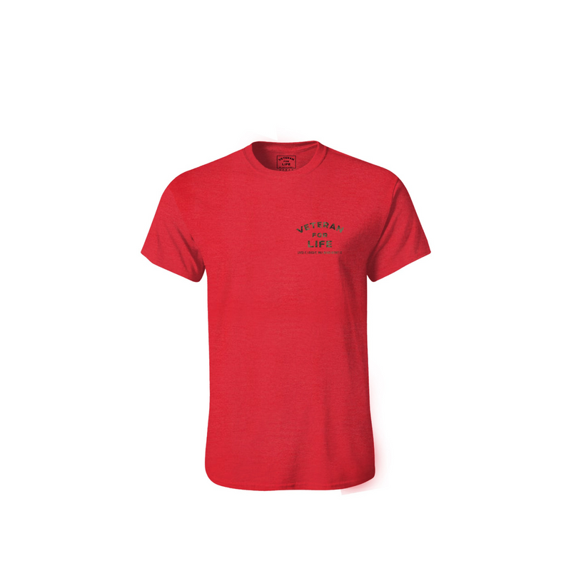 Veteran For Life Men's Premium Cotton Tee