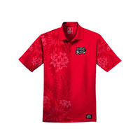 Guåhan Soldier Men’s “Guahan Floral” 3-Button Polo