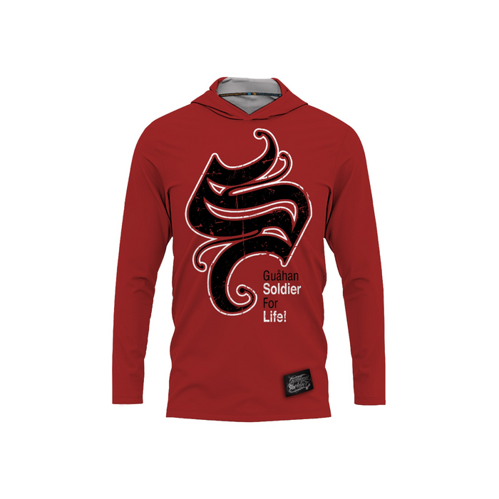 Guåhan Soldier Men’s "Big S" Long Sleeve Hoodie