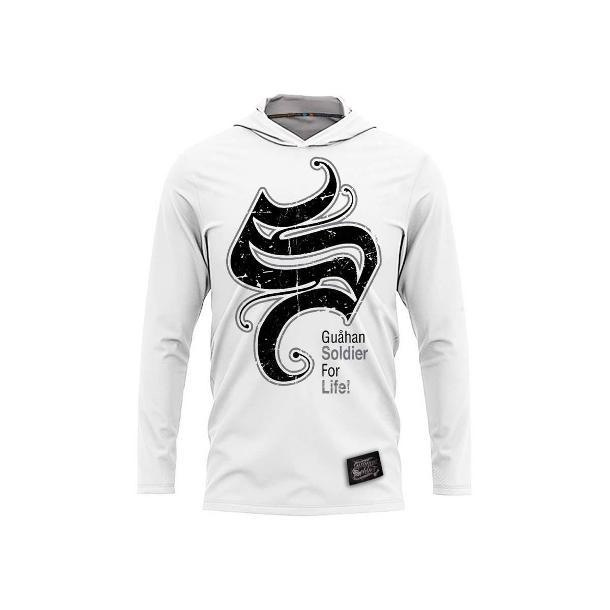 Guåhan Soldier Men’s "Big S" Long Sleeve Hoodie