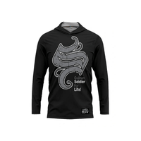 Guåhan Soldier Men’s "Big S" Long Sleeve Hoodie