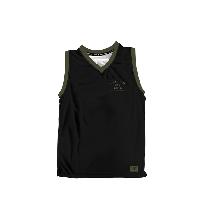 Veteran For Life Men's Drifit Tank with Camo Print