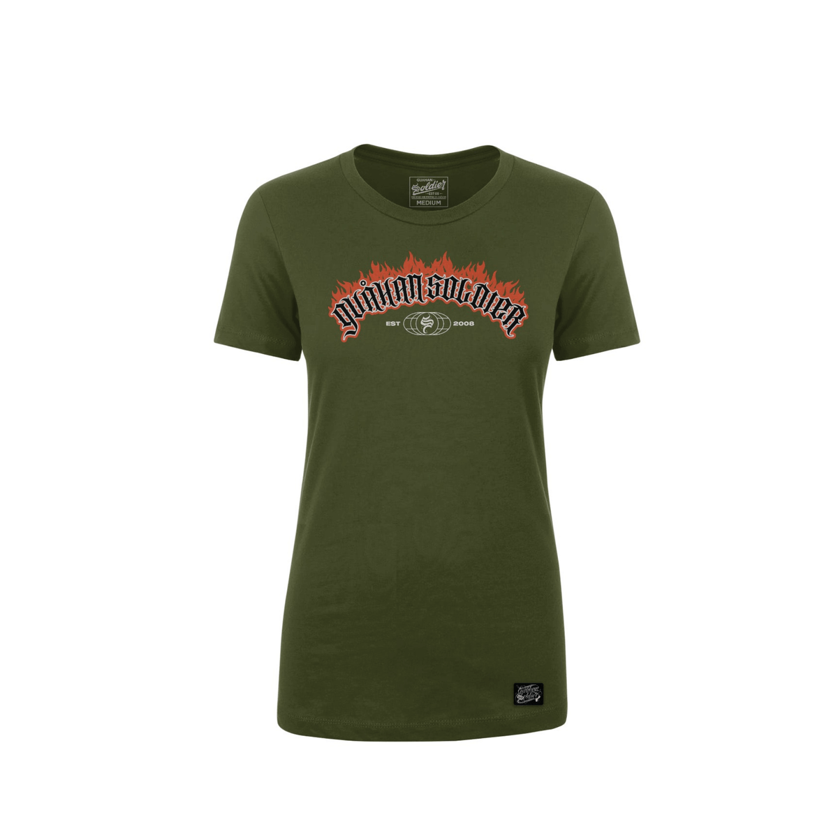 Guåhan Soldier Women’s “Spark of Faith” T-shirt