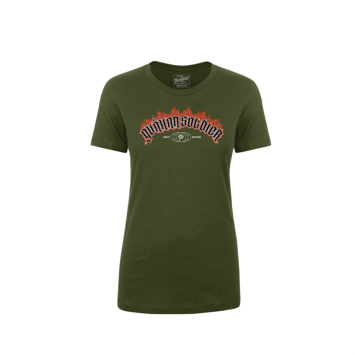 Guåhan Soldier Women’s “Spark of Faith” T-shirt