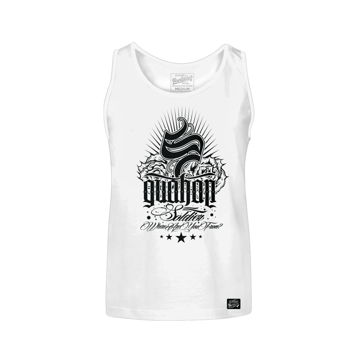 Guåhan Soldier Risen Men’s Tank Top