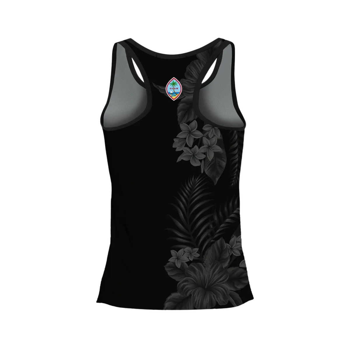 Guåhan Soldier Women’s "Guahan Floral" Racerback
